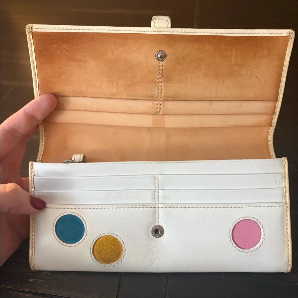 Rare Coach Polka Dot Wallet - Picture 2 of 11